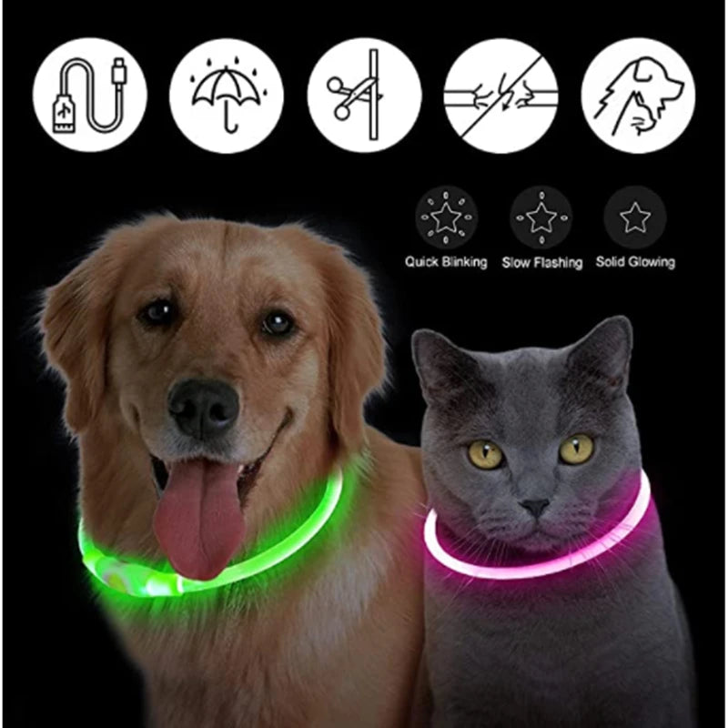 LED Glowing Dog Collar