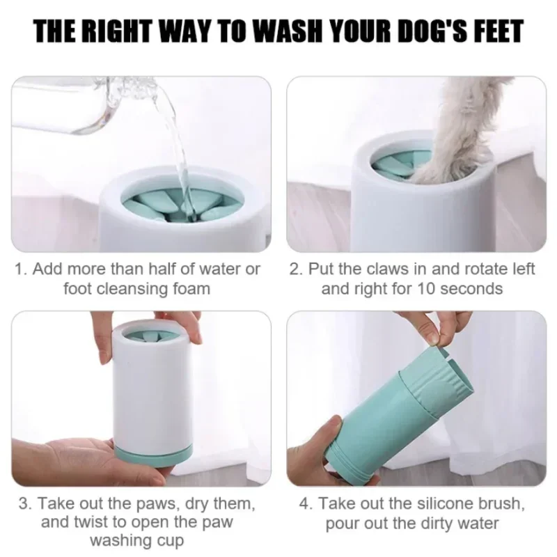 Pet Paw Cleaner Cup